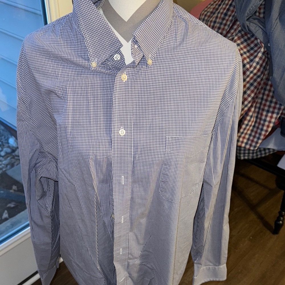 Ralph Lauren Blue Checkered Men's Shirt